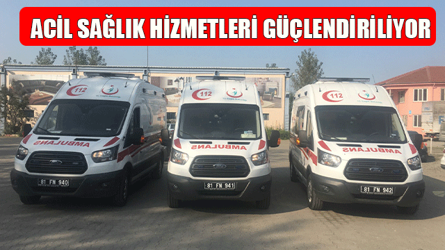 Türkiye’nin En Genç Ambulans Filolarından Biri Düzce’de