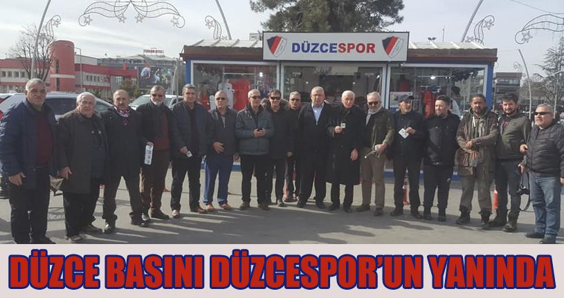 Gazetecilerden Düzcespor’a destek