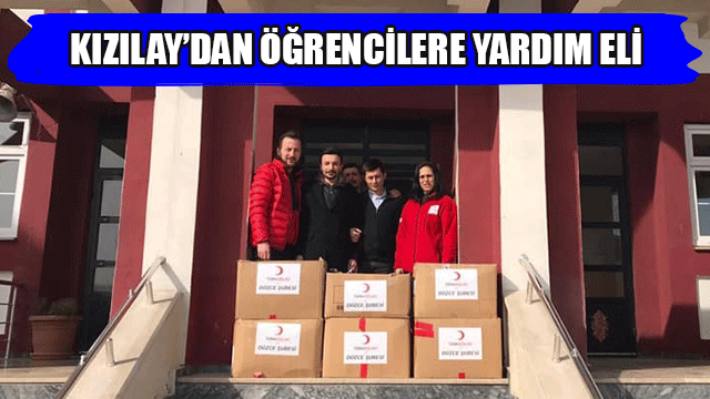 Kızılay’dan Öğrencilere Yardım Eli