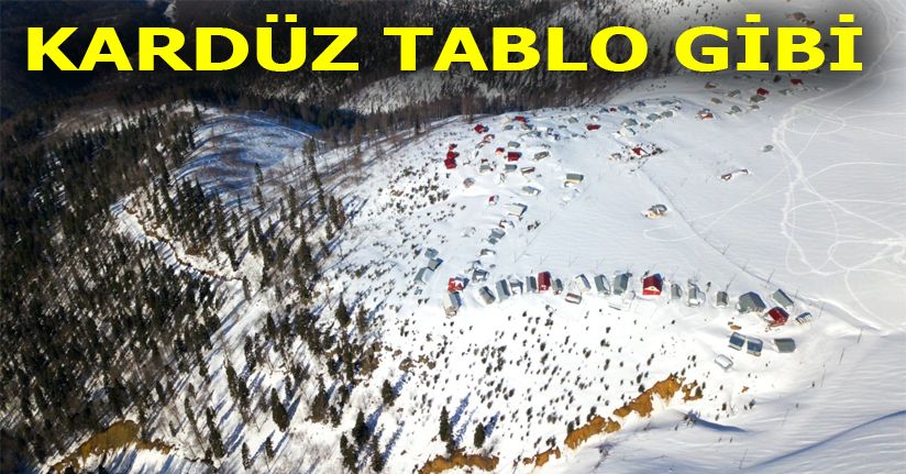 Kardüz Yaylası Tablo Gibi