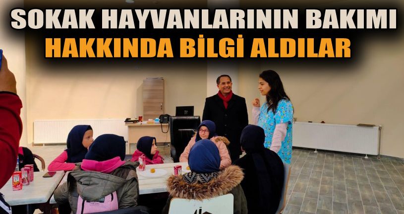 Hayvan Barınağını Ziyaret Ettiler
