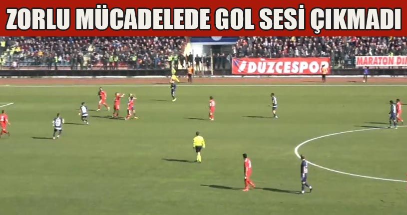 Düzcespor Erzincanspor'u Konuk Etti