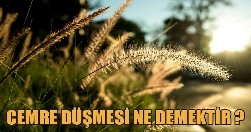 Cemre Düşmesi Ne Demektir ?