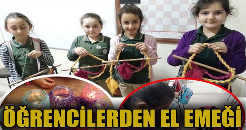 Öğrencilerden el emeği
