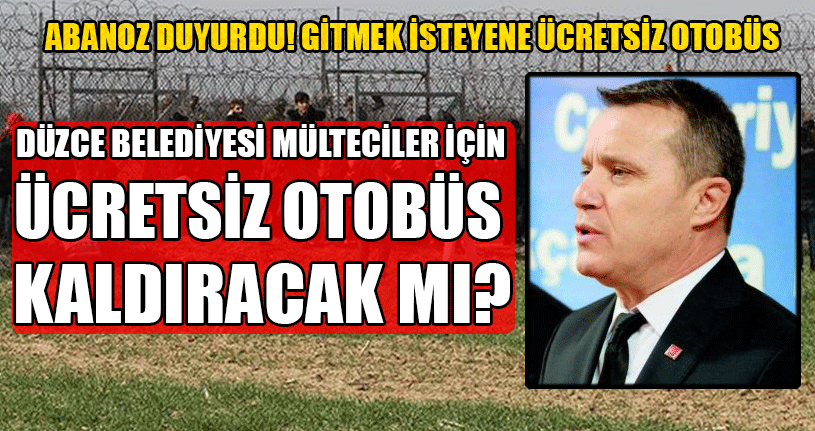 Abanoz Duyurdu! Gitmek İsteyene Ücretsiz Otobüs
