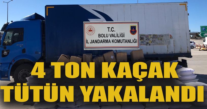 3 bin 920 kilogram kaçak tütün ele geçirildi