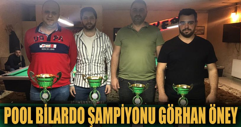 Pool Bilardo Şampiyonu Görhan Öney