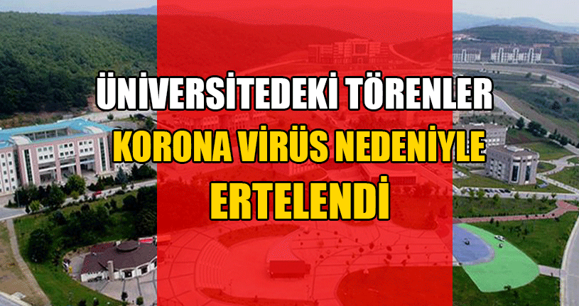 Üniversitedeki Törenlere Korona Virüs Engeli