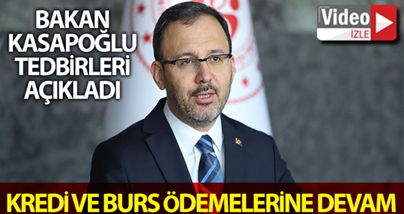 Bakan Kasapoğlu, korona virüs tedbirlerini açıkladı