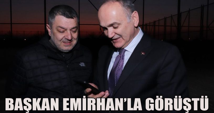Başkan Özlü Lösemi hastası Emirhan ile görüştü