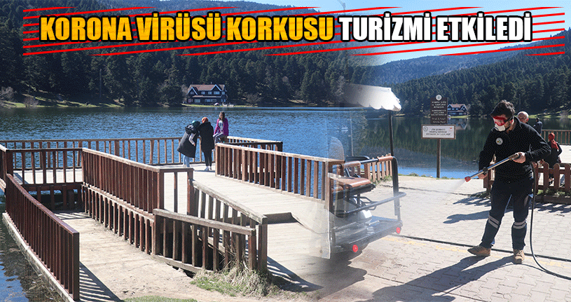 Gölcük Tabiat Parkı Güneşli Havada Boş Kaldı