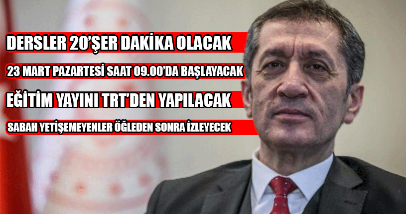 Bakan Selçuk Detayları Açıkladı