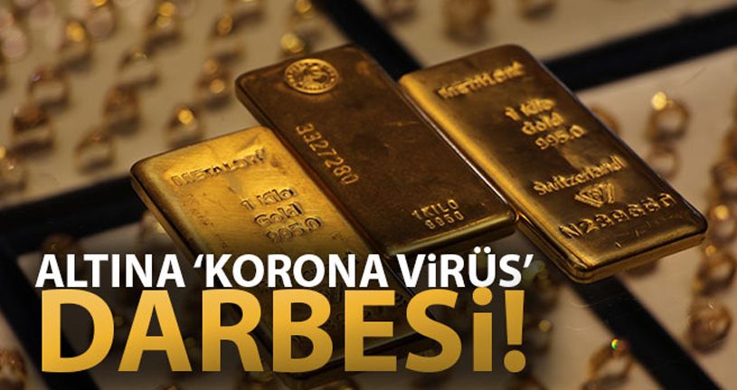 Altına 'korona virüs' darbesi