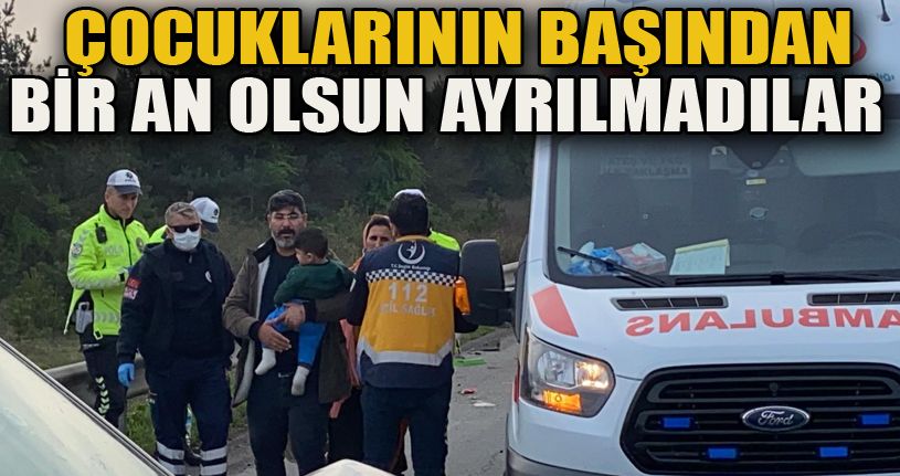 Tem otoyolunda feci kaza: 3’ü çocuk 7 yaralı