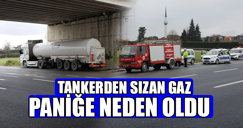 Helyum Gazı Taşıyan Tankerden Sızan Gaz Paniğe Neden Oldu