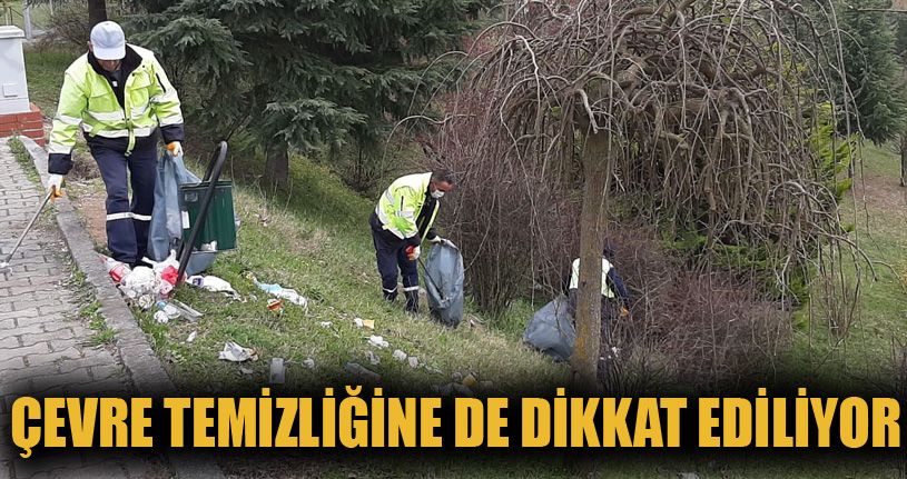 Park ve bahçelerin temizliği yapıldı