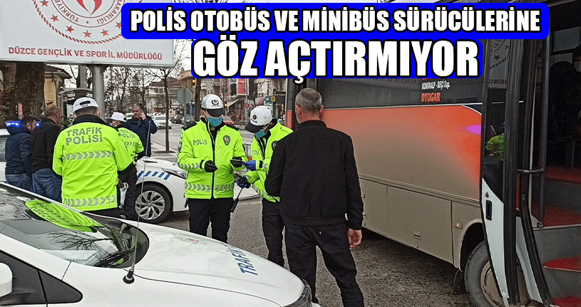 Trafik Ekipleri Toplu Taşıma Araçlarını Denetledi