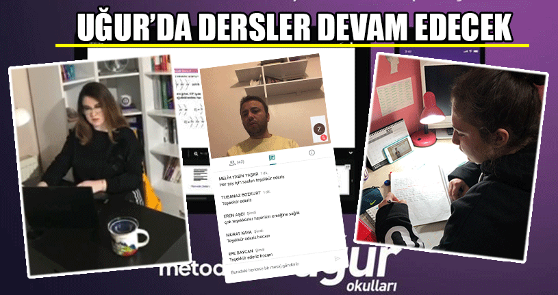 Uğur Okulları Her Koşulda Öğrencilerin ve Velilerin Yanında
