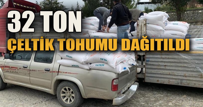 32 ton çeltik tohumu dağıtıldı
