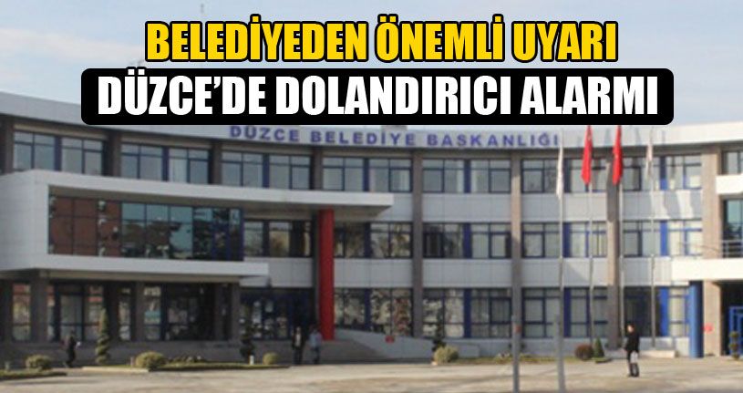 Belediyeden Önemli Uyarı