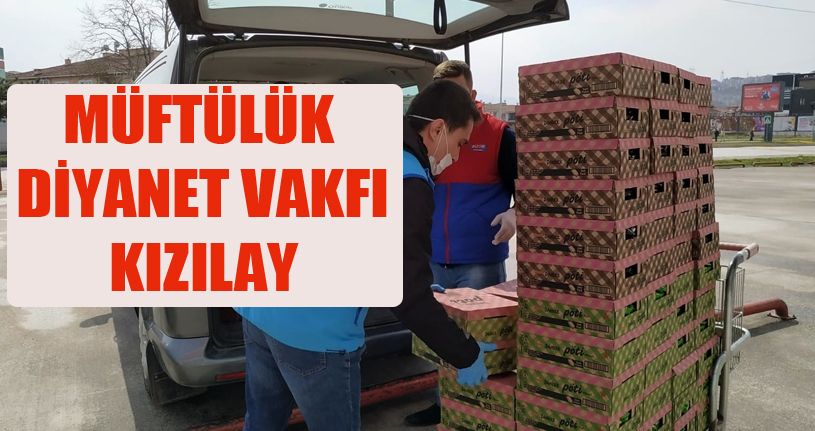 Müftülük, Diyanet Vakfı ve Kızılay’dan, KYK’da karantinada tutulan öğrencilere hediye paketi