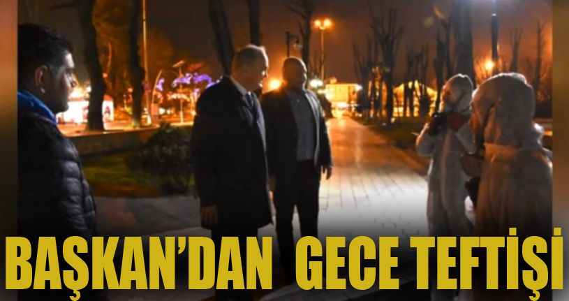 Başkan Faruk Özlü Çalışmaları İnceledi