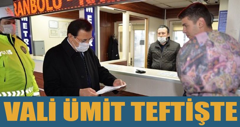 Bolu Valisi Ahmet Ümit, kontrol noktalarını inceledi