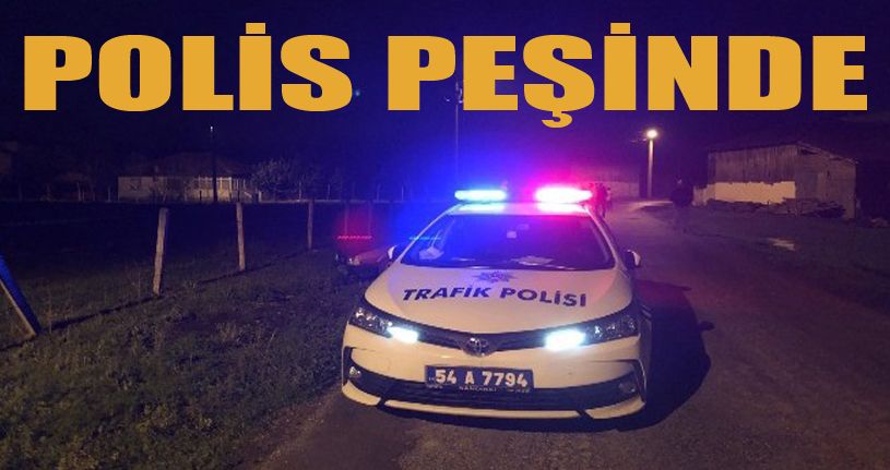 Polisin dur ihtarından uymayan şüpheli araç sürücüsü yaya olarak izini kaybettirdi