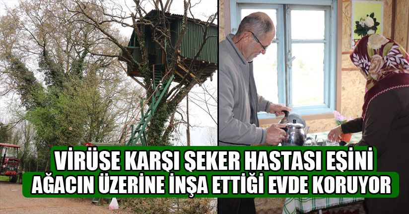 Yaşlı Çift Korona Virüs Önlemleri Kapsamında İlginç Bir Yönteme İmza Attı