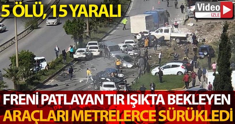 Hatay'da tır 5 can aldı