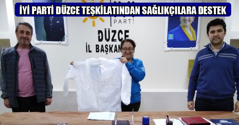 İl Teşkilatı Sağlıkçılara Koruyucu Tulum Bağışı Yaptı
