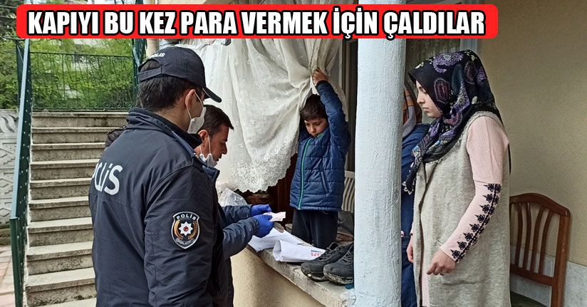 Dar Gelirli Ailelerin Yardım Parası Evlerine Teslim Edildi