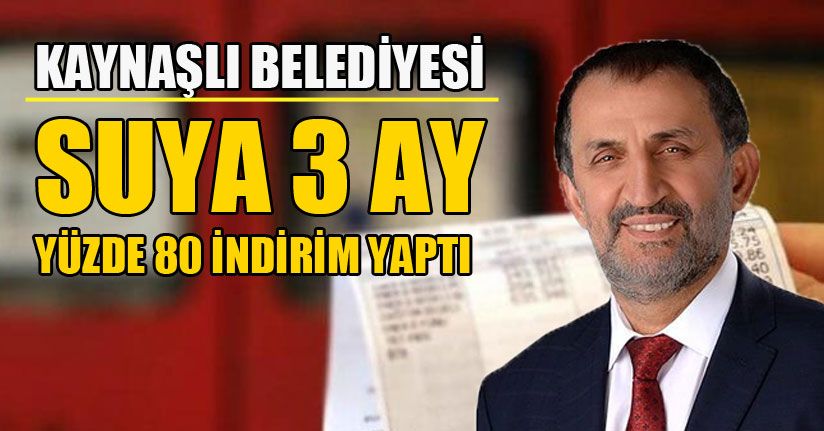 Kaynaşlı Belediyesi’nden İndirim Kararı