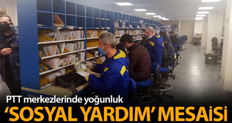 PTT Dağıtım Merkezlerinde