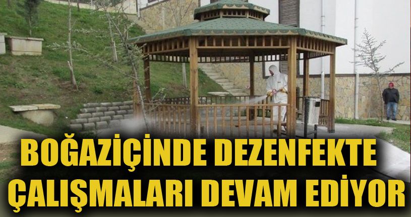 Boğaziçi Belediyesi toplu yaşam alanlarında hijyen çalışması yaptı