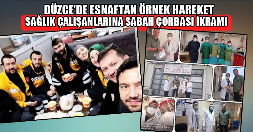 Düzce’de Esnaftan Örnek Hareket