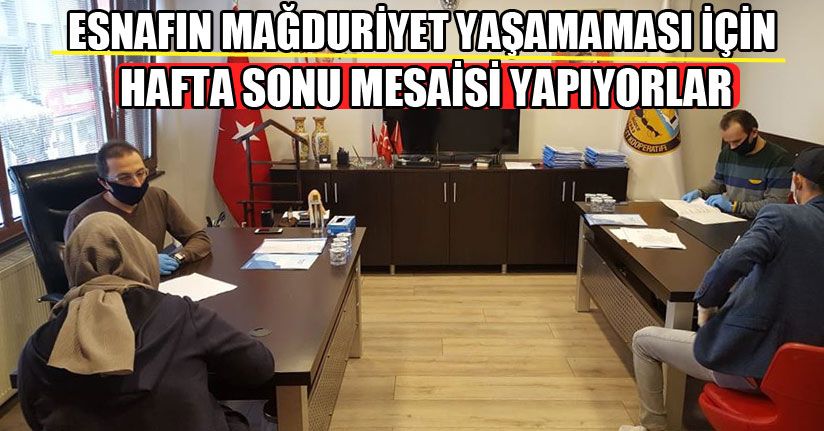 Kooperatif Çalışanlarından Korona Virüs Mesaisi