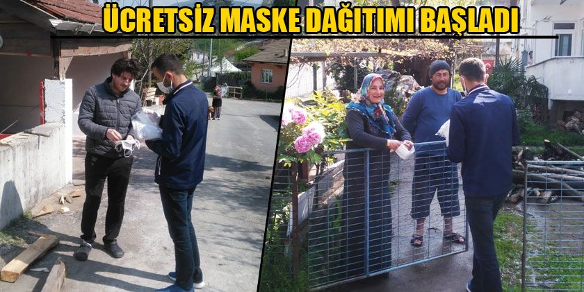 Başkan Şahin'in Talimatıyla Maske Dağıtımı Başladı