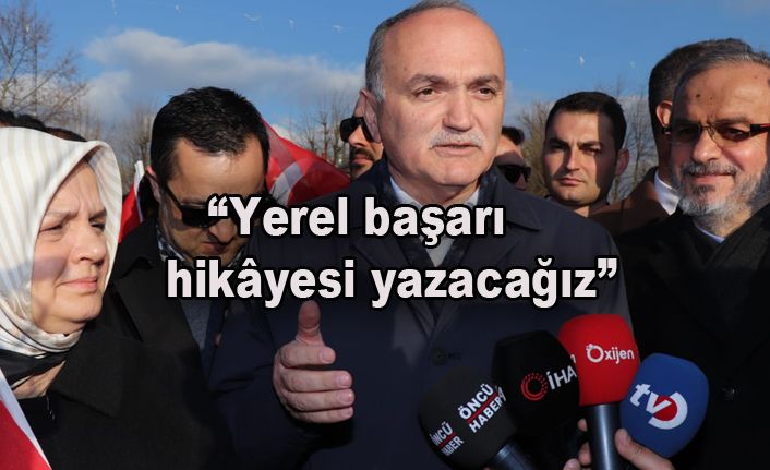 Özlü “Biz birlikte Düzce’yiz”