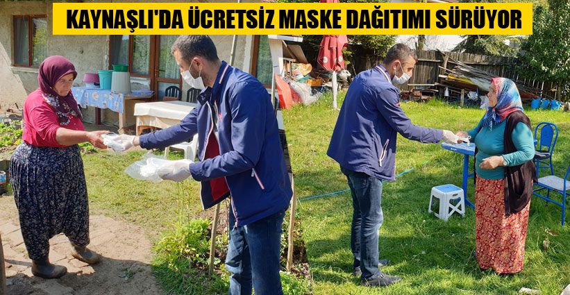 Üretilen Maskeler Vatandaşlarla Buluşuyor