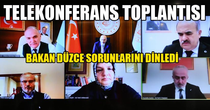 Düzce’nin ulaşım sorunu bakanla görüşüldü