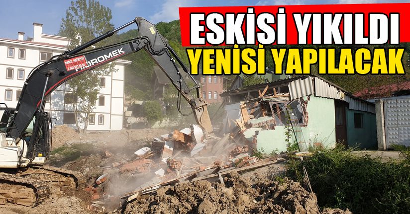 Kaynaşlı’da merkez camiye yeni şadırvan yapılıyor