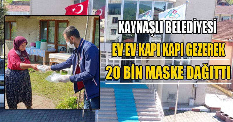 Vatandaşlara Günde 2 Bin Maske Ulaştırıldı