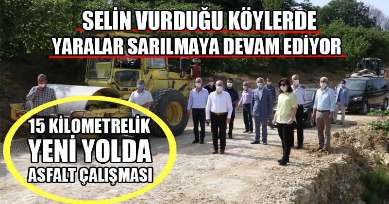 Esmahanım Ve Uğurlu Köylerinde Asfalta Çalışmaları Sürüyor
