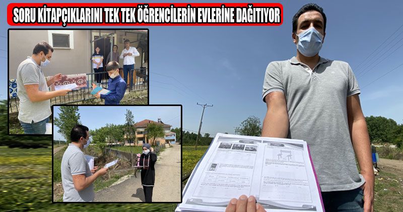 Soruları Dağıtmak İçin 30 Kilometre Yol Kat Ediyor