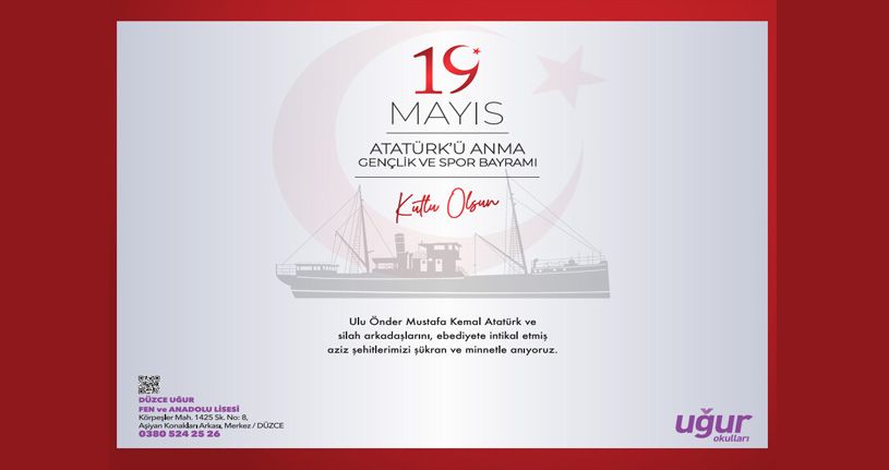 Uğur Okulundan 19 Mayıs Kutlaması