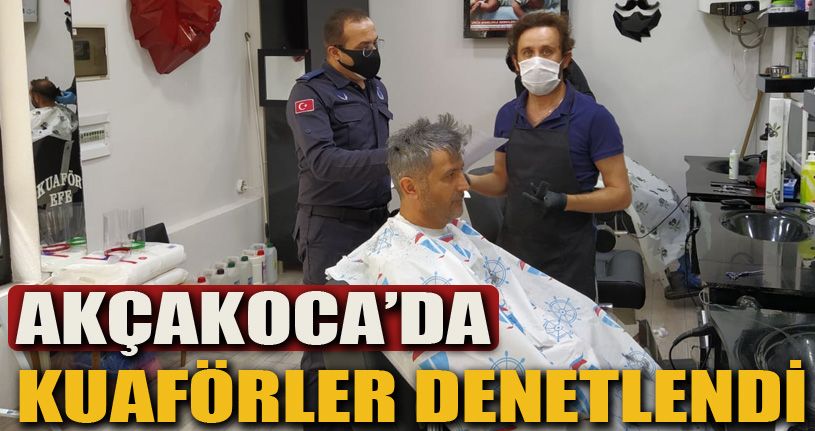 Bayram öncesi kuaförler ve berberler denetlendi