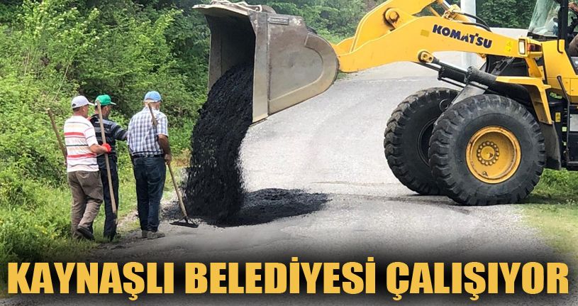 Kaynaşlı’da çalışmalar son sürat devam ediyor