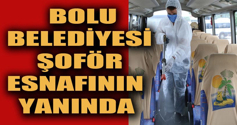 Bolu Belediyesi, personel taşıyan 350 servisi dezenfekte etti