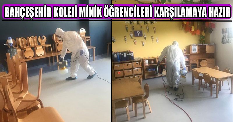 Bahçeşehir Koleji Minik Öğrencileri Karşılamaya Hazır